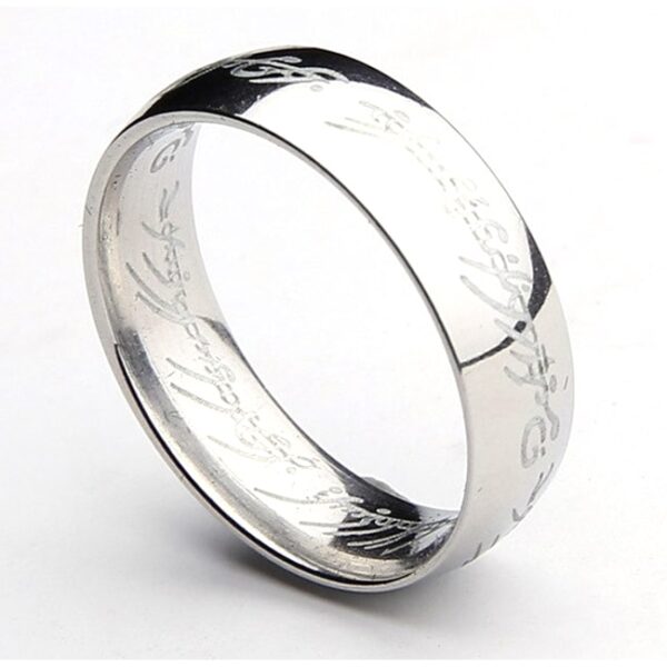 "Fée" nemesacél gyűrű ékszer - Ezüst - II. osztályú termék