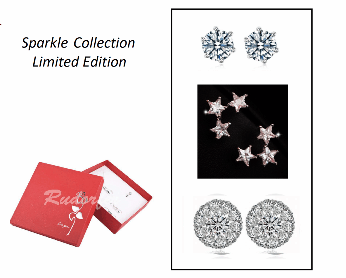 Swarovski kristályos ékszerszett - Lóhere Silver Night