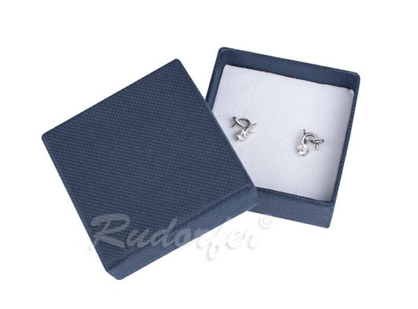 Kék színű ékszertartó doboz