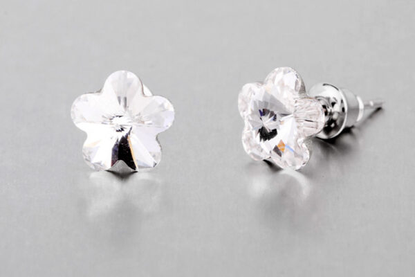 Swarovski kristályos fülbevaló - Virág Crystal