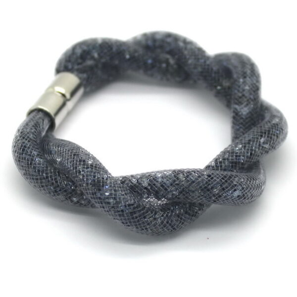 Swarovski stílusú kristályos karlánc mágneses kapocssal