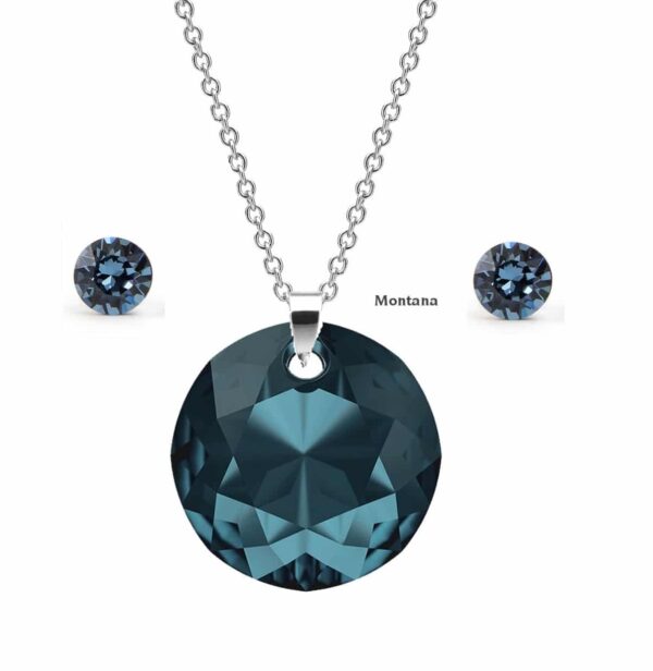 Swarovski kristályos ékszerszett - Lóhere Silver Night