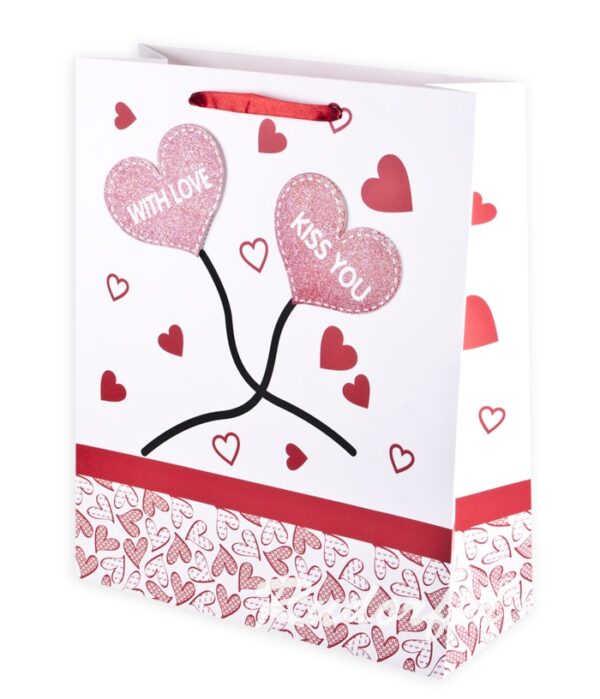 Szivecskés papírtáska