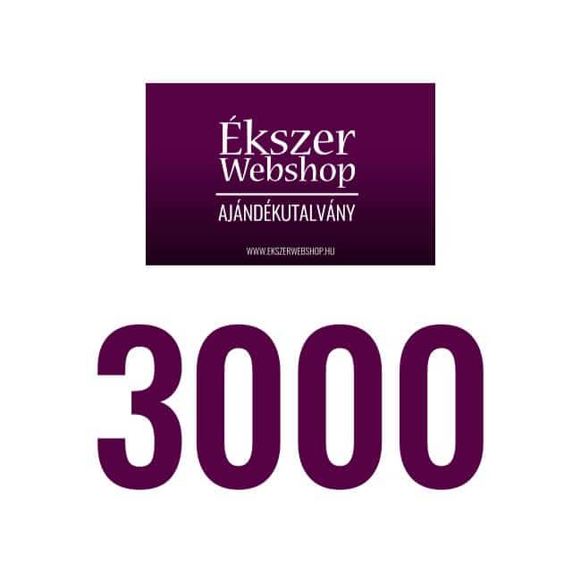 Ajándékutalvány, ajándékkártya  - 3000 forint