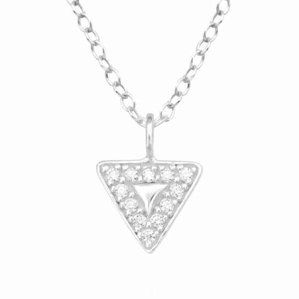 Ella  - Cirkónia kövekkel - 925 Ezüst  Nyaklánc