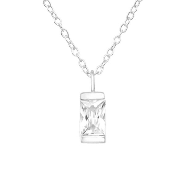 Tekla  -  Cirkónia - 925 Ezüst Nyaklánc