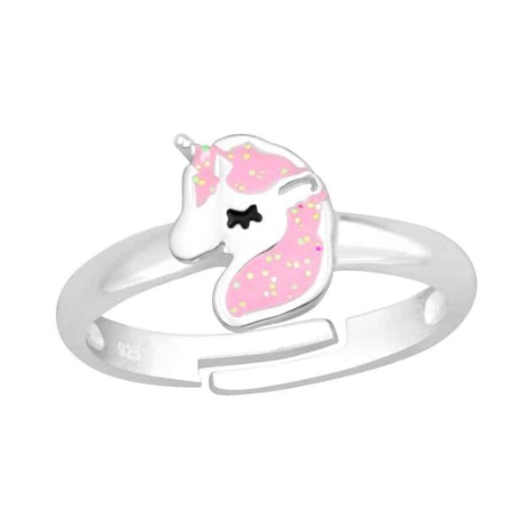 Pinkie pie Unikornis Gyerek 925 Ezüst Gyűrű