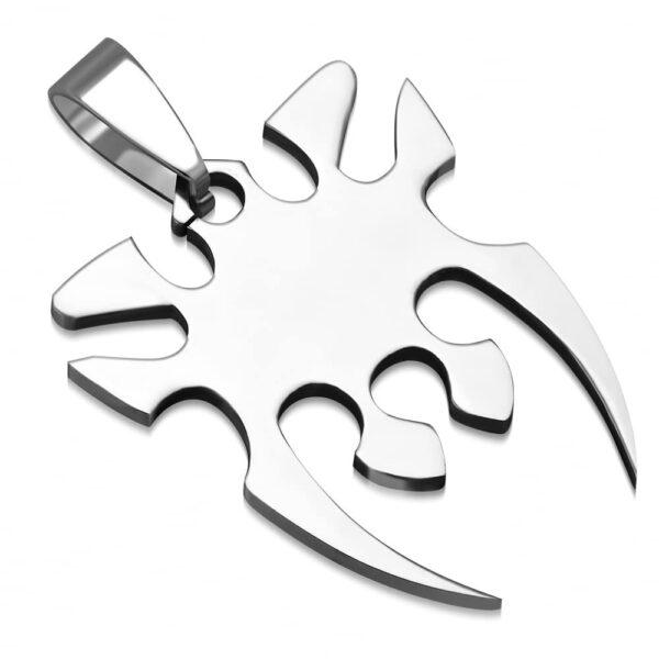 Ezüst színű rák horoszkópos nemesacél medál