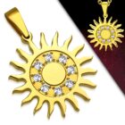 Ezüst és fekete színű, Yin-Yang mintás nemesacél  medál