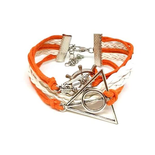 Wheel & Trilange - Divatos bizsu karkötő