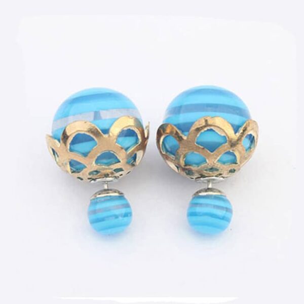 Lorpa - Divatos bizsu fülbevaló