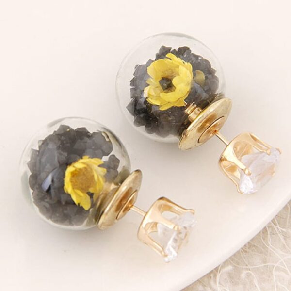 Sallia - Divatos bizsu fülbevaló