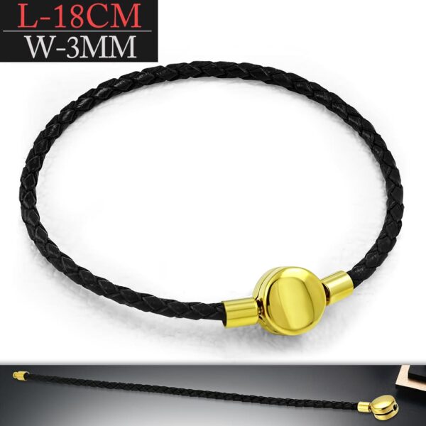 Kirima bőr karkötő kapoccsal