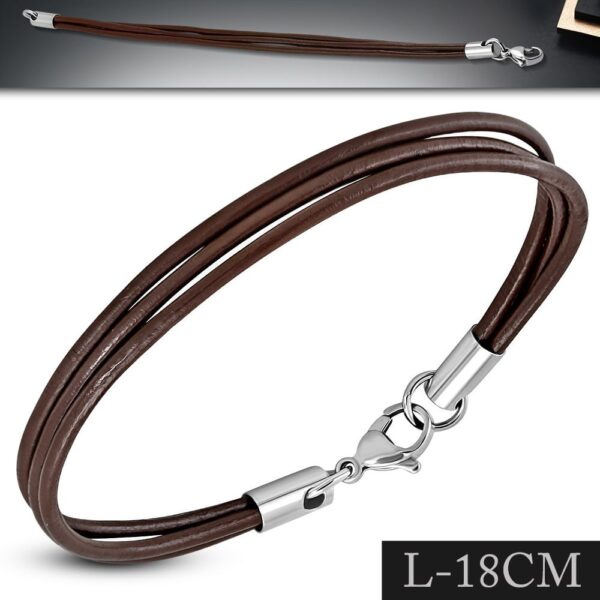 ZIZO - BARNA KAUCSUK KARKÖTŐ NEMESACÉL ZÁRRAL.