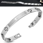 nemesacél karkötő