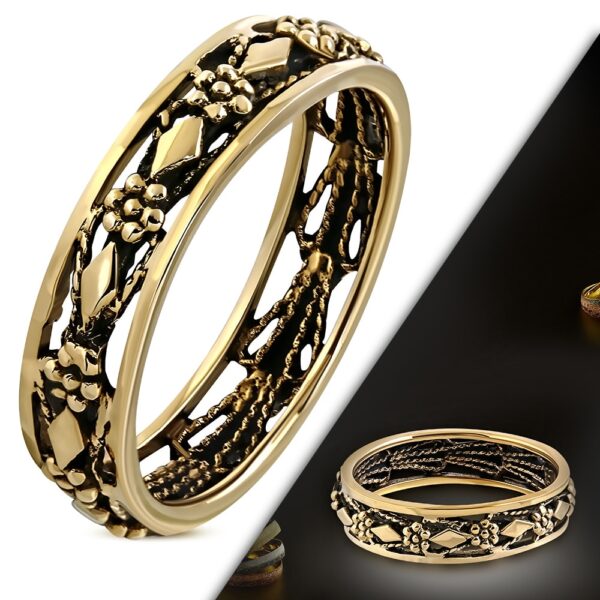 Love Joy nemesacél gyűrű 