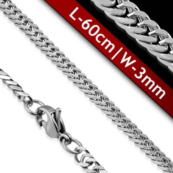 nemesacél nyaklánc