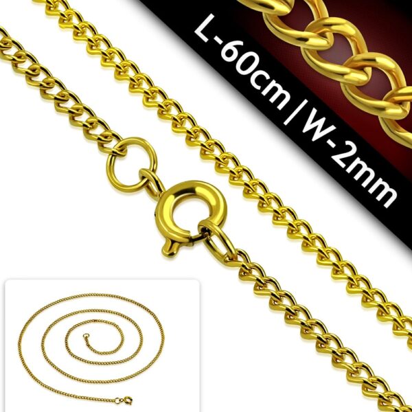 nemesacél nyaklánc