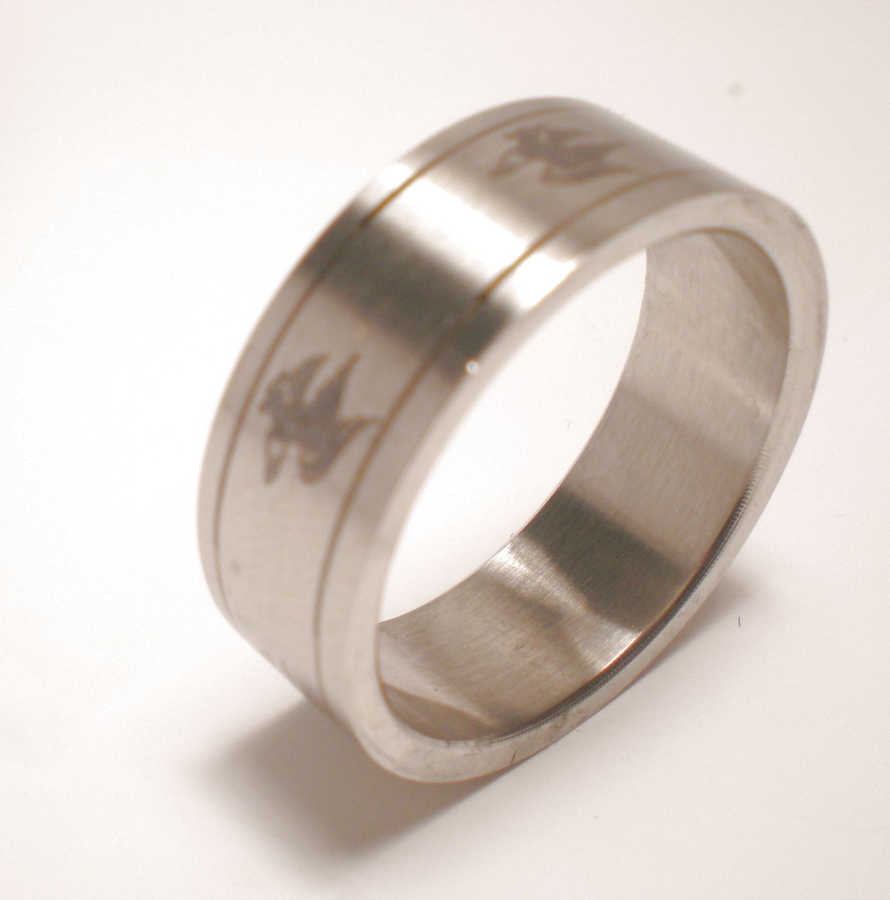 USA : 10 méretű nemesacél gyűrű ékszer