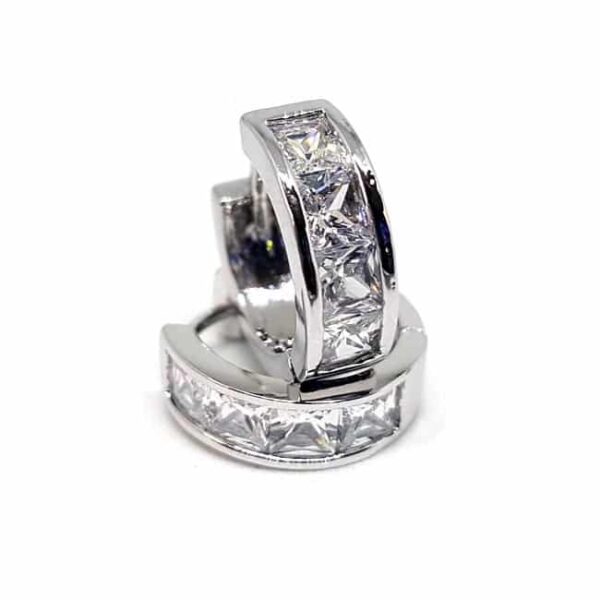 1,5 karátos szimulált gyémánt fülbevaló ajándék díszdobozban - Folwin