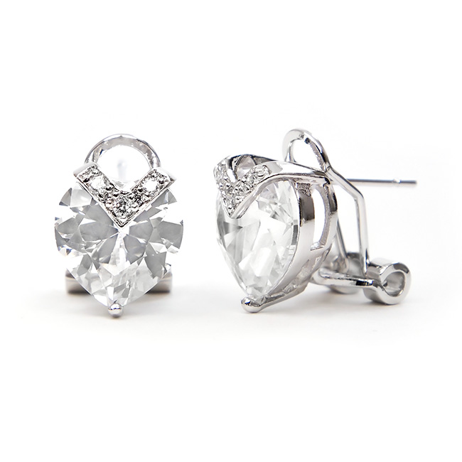 Swarovski kristályos fülbevaló