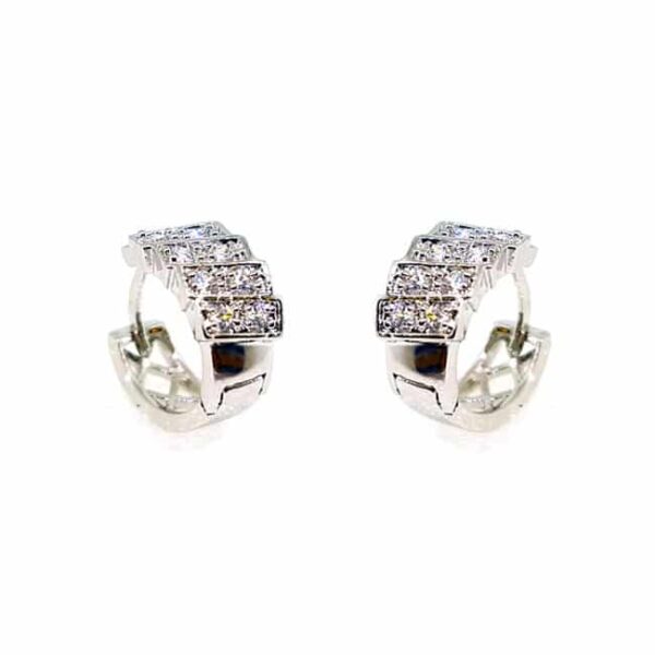 Arniella Kristályos karika fülbevaló ajándék díszdobozban