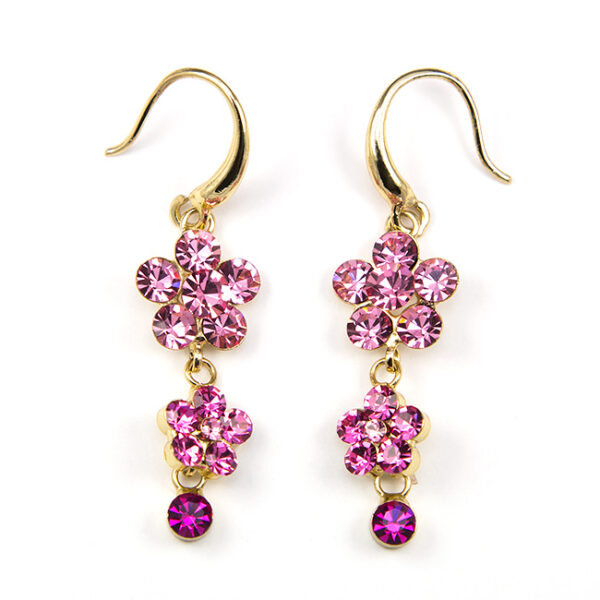 Swarovski kristályos fülbevaló