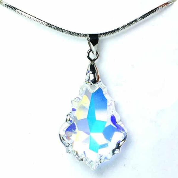 Swarovski® kristályos nemesacél nyaklánc