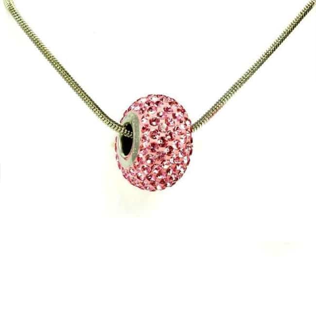 Swarovski® kristályos nemesacél nyaklánc