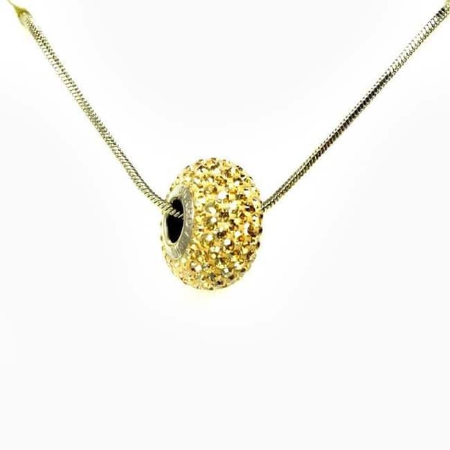 Swarovski® kristályos nemesacél nyaklánc