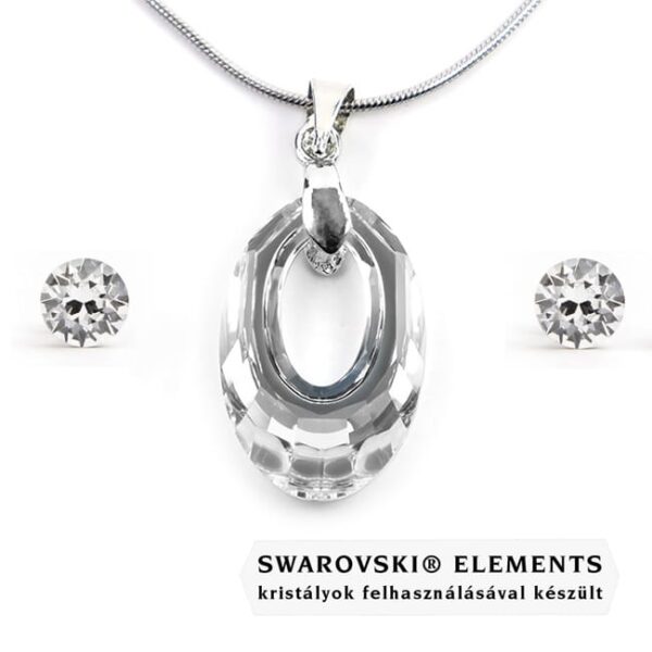 Swarovski kristályos ékszerszett