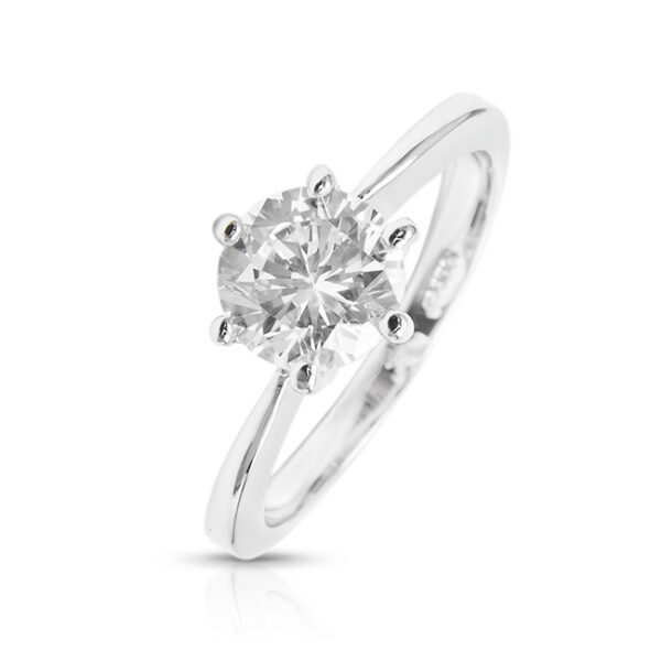 Helen kristályos gyűrű Kerek kristállyal