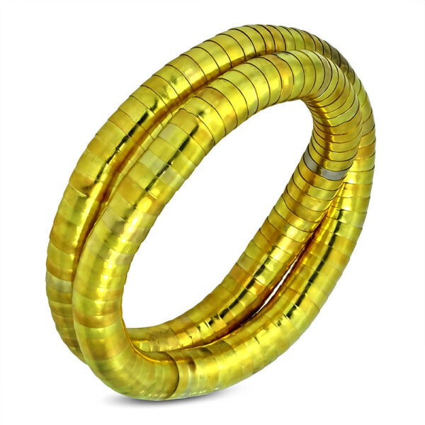 Arany színű, formázható divatos karkötő 