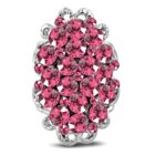 Állítható, ovális koktél gyűrű cirkónia kristállyal