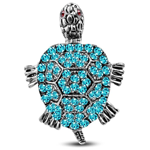 Állítható, teknős formájú gyűrű cirkónia kristállyal