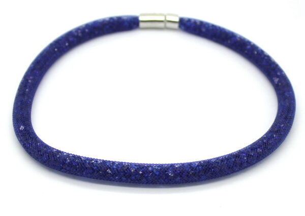 Luo cirkónia kristályos karlánc – Sötét kék színben