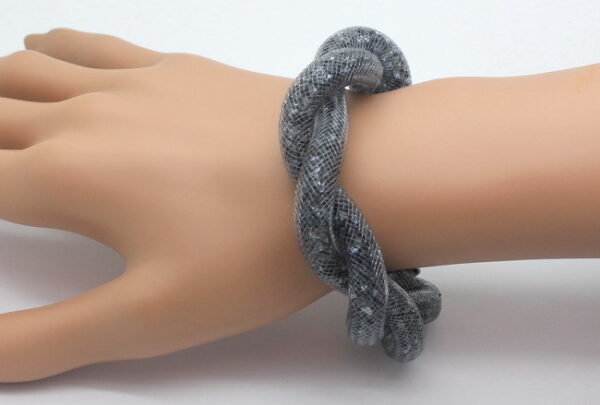 Swarovski stílusú kristályos karlánc mágneses kapocssa