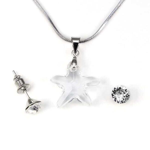 Swarovski kristályos ékszerszett