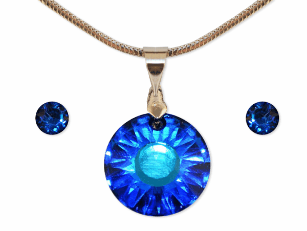 Swarovski kristályos ékszer szett - Bermuda Blue