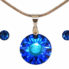 Swarovski kristályos ékszer szett - Bermuda Blue