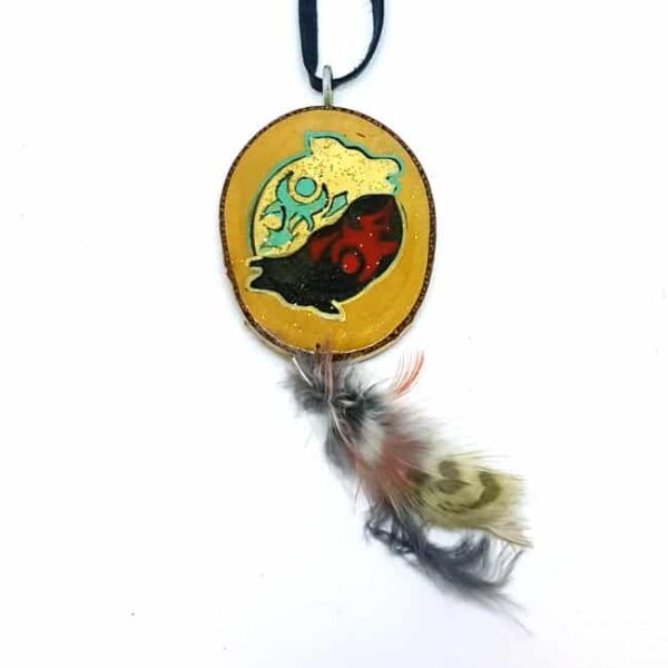 Wolf - Indián bizsu nyaklánc