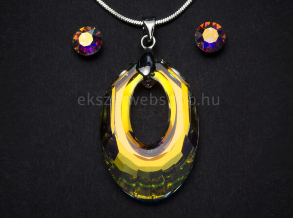 Swarovski kristályos ékszerszett