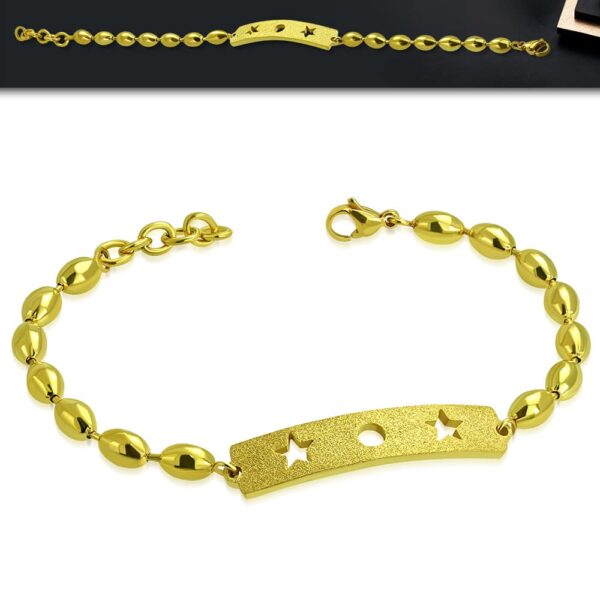 Bodo - Arany  színű nemesacél karlánc