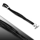 Divatos, több szálas fekete bőr karkötő