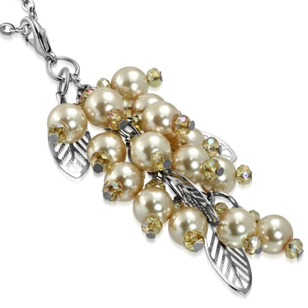 Yellow Leaf Medál Gyöngyökkel