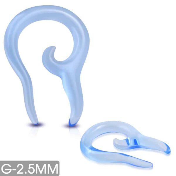 Kék fültágító spirál