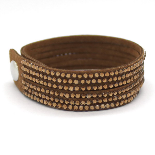 Divatos bőr karkötő | Ékszerwebshop