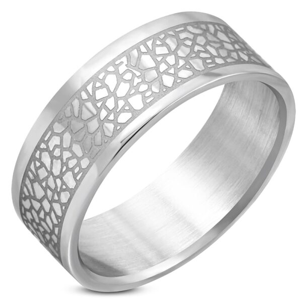 Power Force ezüst színű nemesacél gyűrű