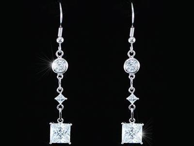 Swarovski kristályos fülbevaló