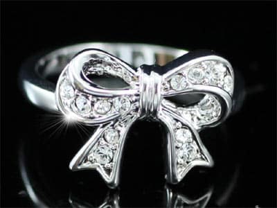 Masnis swarovski kristályos gyűrű